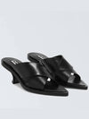 Louis Leather Sandals Heel Black - JIL SANDER - BALAAN 3