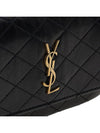 Gaby Chain Quilting Leather Cross Bag Black - SAINT LAURENT - BALAAN 7