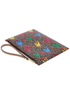 Paisley Pegasus Strap Clutch Bag Brown Blue Yellow - ETRO - BALAAN 5