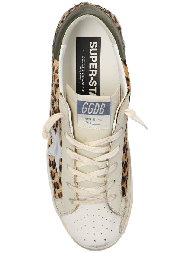 Superstar Classic Leopard Low Top Sneakers Brown - GOLDEN GOOSE - BALAAN 7