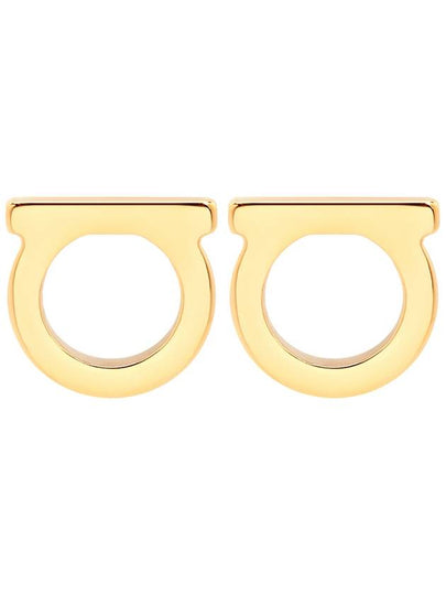 Gancini Small Earrings Gold - SALVATORE FERRAGAMO - BALAAN 2