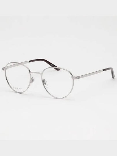 Eyewear Round Frame Eyeglasses Silver - GUCCI - BALAAN 2