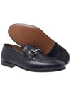 Gancini Ornament Loafer Black - SALVATORE FERRAGAMO - BALAAN.