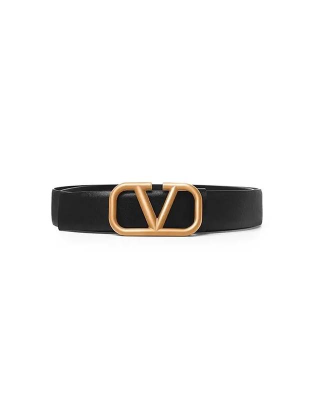 Valentino 5Y2T0Q90 ECU 0NO T0Q90 Garavani V logo gold belt - RED VALENTINO - BALAAN 1