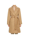 Tigre Wool Single Coat Camel - MAX MARA - BALAAN 1