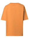 Logo Crew Neck Short Sleeve T-Shirt Orange - ACNE STUDIOS - BALAAN 3