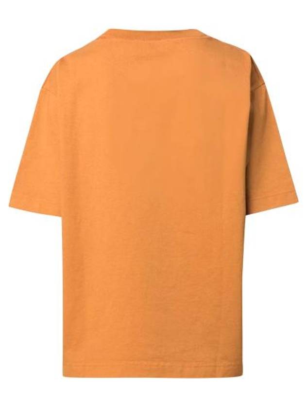 Logo Crew Neck Short Sleeve T-Shirt Orange - ACNE STUDIOS - BALAAN 3