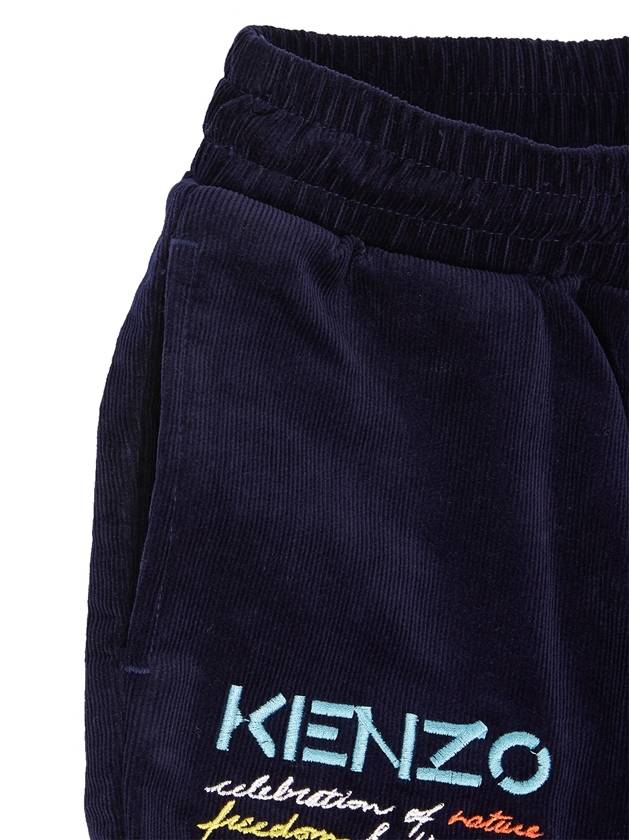 Kids Logo K24270 868 6A12A Pants - KENZO - BALAAN 5