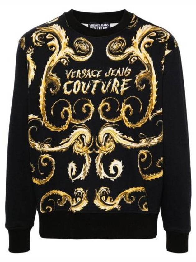 Long Sleeve T Shirt 77GAI3RB FS182 G89 Black - VERSACE - BALAAN 1