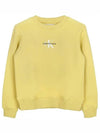 Monologo Sweatshirt Yellow - CALVIN KLEIN - BALAAN 2