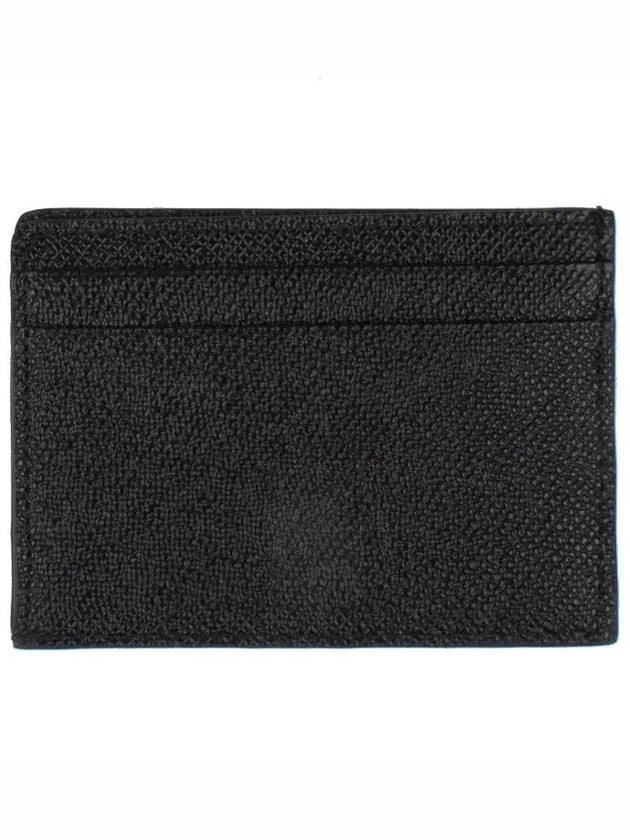 Icon Stripe Grainy Leather Card Wallet Black - BURBERRY - BALAAN 3