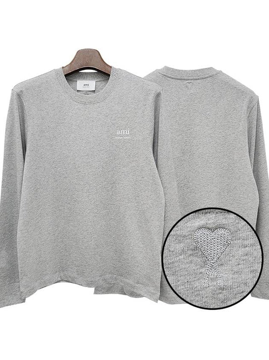 Alexandre Mattiussi Long Sleeve T-Shirt Grey - AMI - BALAAN 2