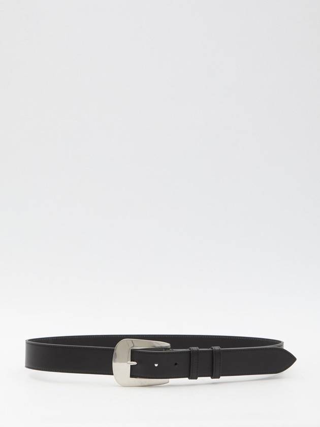 Vintage Calfskin Large Marco Belt Black - CELINE - BALAAN 1