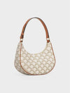 Triomphe Medium Ava Shoulder Bag White - CELINE - BALAAN 4