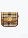 Elizabeth Check Pattern Small Cross Bag Beige - BURBERRY - BALAAN 2