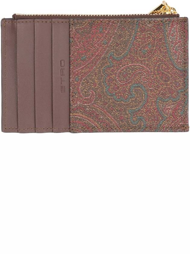 Etro Coated Canvas Card Holder - ETRO - BALAAN 3