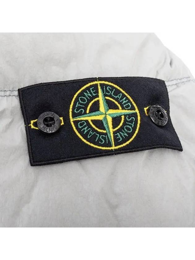 Garment Dyed Crinkle Reps Down Padding Grey - STONE ISLAND - BALAAN 3