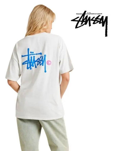 Graffiti Relaxed T Shirt - STUSSY - BALAAN 1