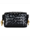 Intrecciato Loop Camera Mini Shoulder Bag Black - BOTTEGA VENETA - BALAAN 2