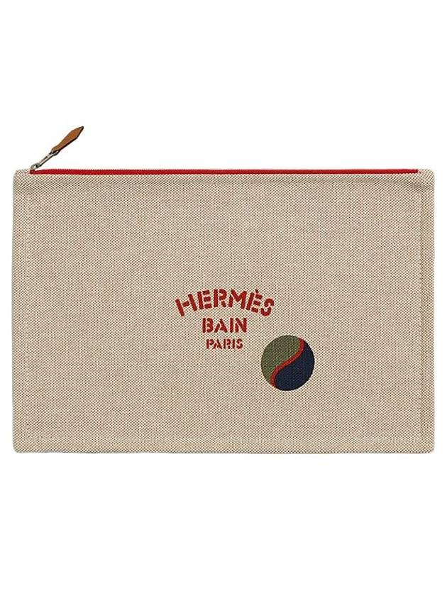 Balles Au Bond Clutch Bag Ivory - HERMES - BALAAN 2