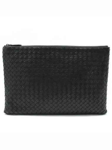 Medium Intrecciato Clutch Black 522429V3UN11275 1329754 - BOTTEGA VENETA - BALAAN 1