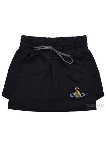 Logo A-Line Skirt Black - VIVIENNE WESTWOOD - BALAAN 2