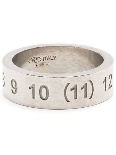 Numerical Logo Engraved Ring Silver - MAISON MARGIELA - BALAAN 2