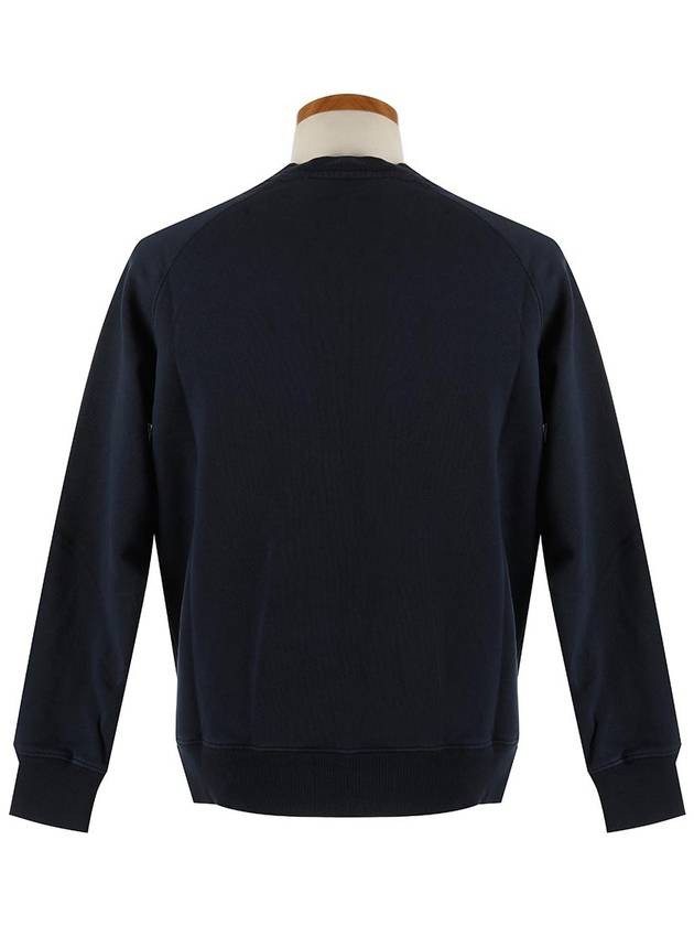 Chillax Fox Patch Classic Sweatshirt Navy - MAISON KITSUNE - BALAAN 4