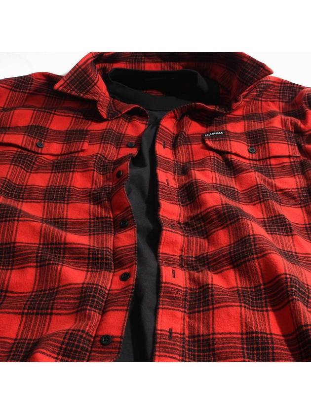 Trompe Oale Long Sleeve Shirt Red - BALENCIAGA - BALAAN 5