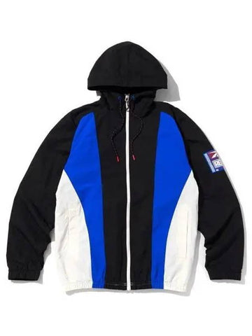 Vector Graphene Hooded Jacket Black Blue - REEBOK - BALAAN 1