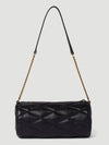 Tube Quilting Small Shoulder Bag Black - SAINT LAURENT - BALAAN 5