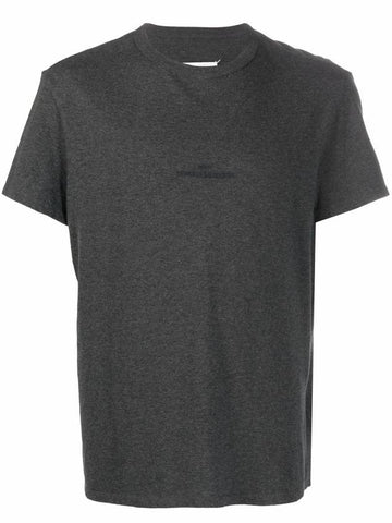 Reverse Logo Short Sleeve T-Shirt Anthracite - MAISON MARGIELA - BALAAN 1