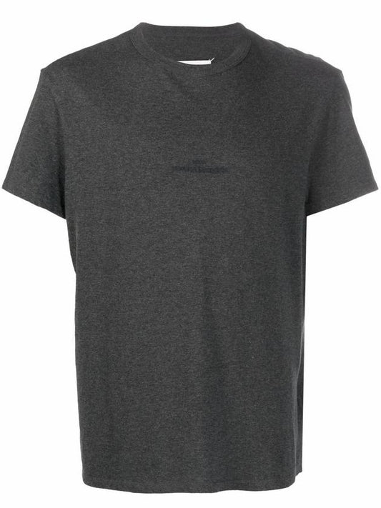 Reverse Logo Short Sleeve T-Shirt Anthracite - MAISON MARGIELA - BALAAN 1