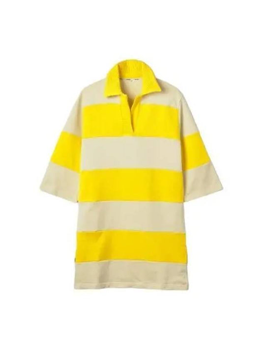 Medium polo dress yellow beige - SUNNEI - BALAAN 1
