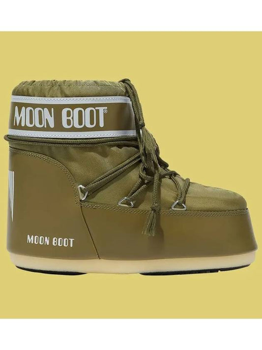 Icon Low Nylon Winter Boots Khaki - MOON BOOT - BALAAN 2