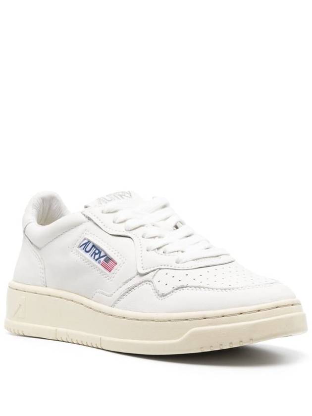 Medalist Goatskin Low Top Sneakers White - AUTRY - BALAAN 3