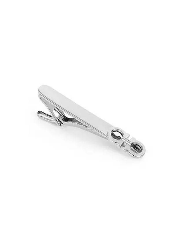 Gancini Tie Pin Silver - SALVATORE FERRAGAMO - BALAAN 2