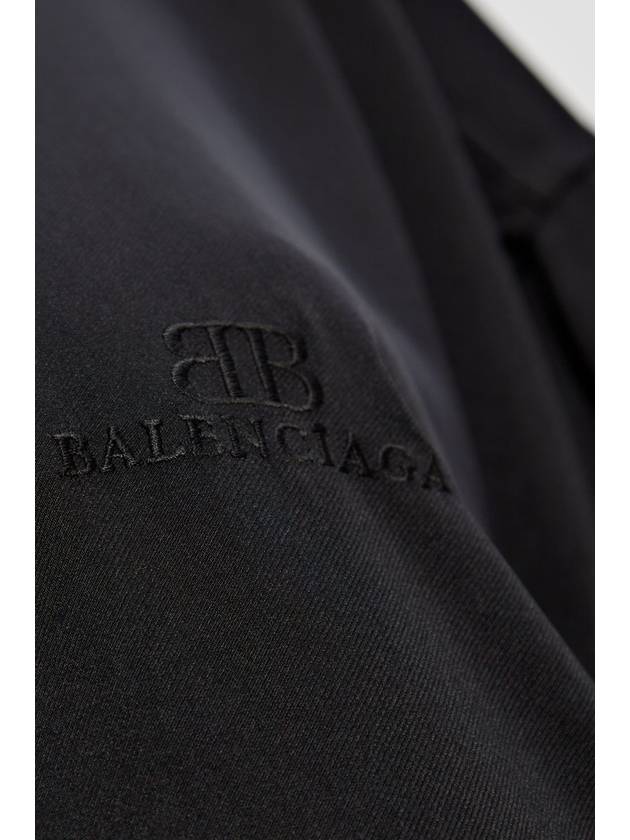 Balenciaga Oversized Shirt, Women's, Black - BALENCIAGA - BALAAN 5