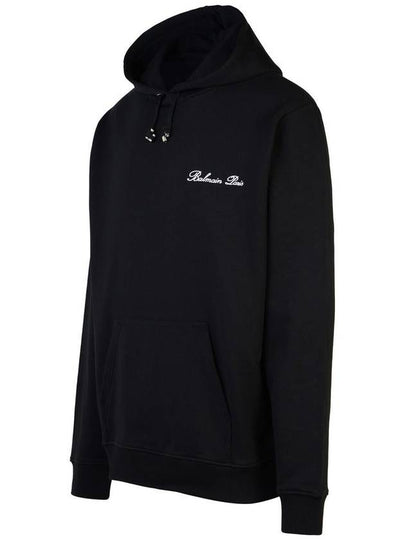 Balmain 'Signature' Black Cotton Sweatshirt - BALMAIN - BALAAN 2