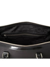 Re-Nylon Brushed Leather Duffel Bag Black - PRADA - BALAAN 10