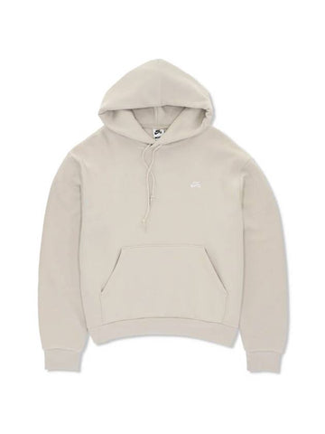 SB Fleece Skate Hood Light Orewood Brown - NIKE - BALAAN 1