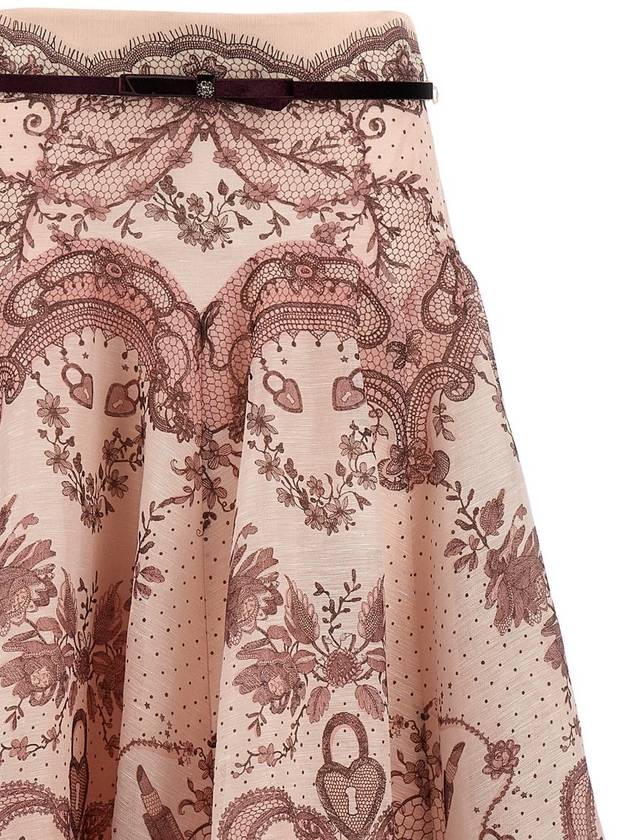 Zimmermann 'Crush Flared Midi' Skirt - ZIMMERMANN - BALAAN 3