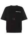 Logo Short Sleeve T-Shirt Black - MONCLER - BALAAN 2