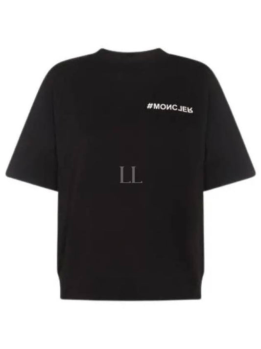 Logo Short Sleeve T-Shirt Black - MONCLER - BALAAN 2