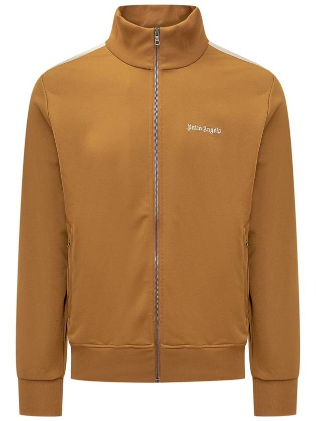 Palm Angels Classic Logo Track Jacket Golden Brown - PALM ANGELS - BALAAN 2