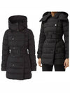 Detachable Hoodie Puffer Coat Padded Black - BURBERRY - BALAAN 2