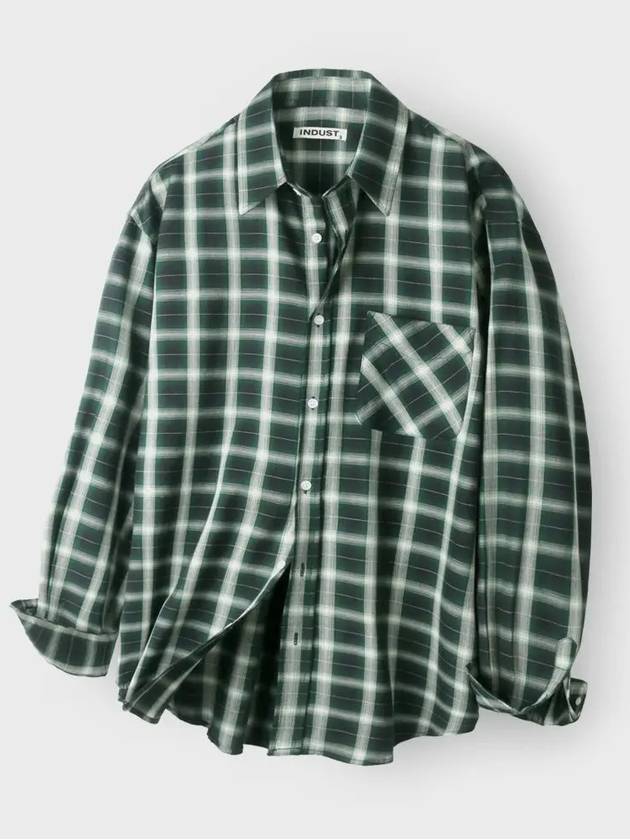 Flannel check shirt green - INDUST - BALAAN 6