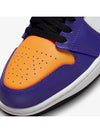Nike Air Jordan 1 Mid Dark Concord Taxi Lakers Yellow Purple DQ8426517 - JORDAN - BALAAN 6