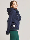 Hooded sweatshirt IA8319 Navy WOMENS UK10 JP L - ADIDAS - BALAAN 2