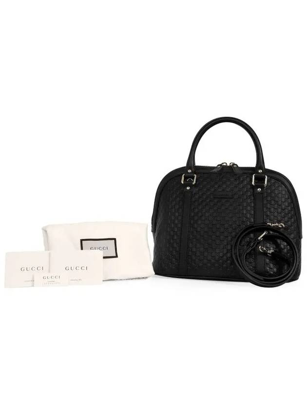 Micro GG Ssima Dome Tote Bag Black - GUCCI - BALAAN 5